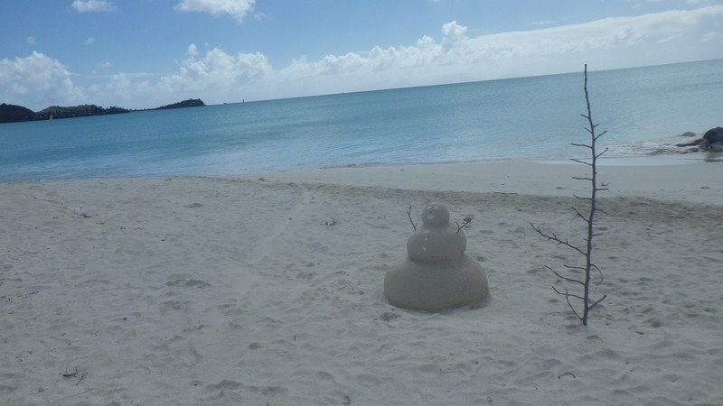 un bonhomme de neige en vacances?