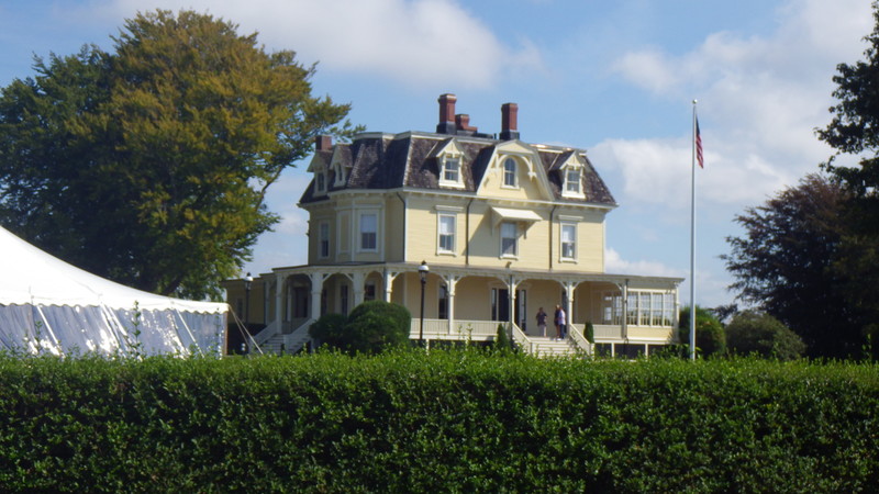 La maison Eisenhower à Newport. 