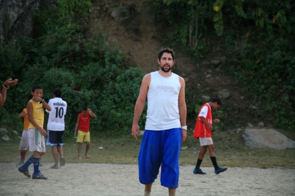 Footie at the Monastery 