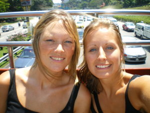 Us riding the Tram