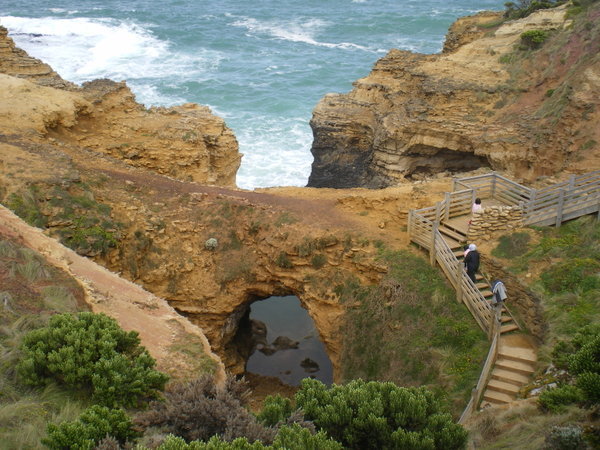 Grotto from above
