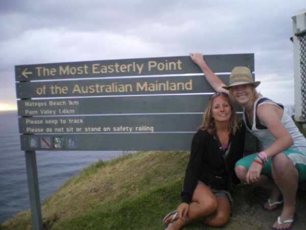 Most Easterly point in Australia