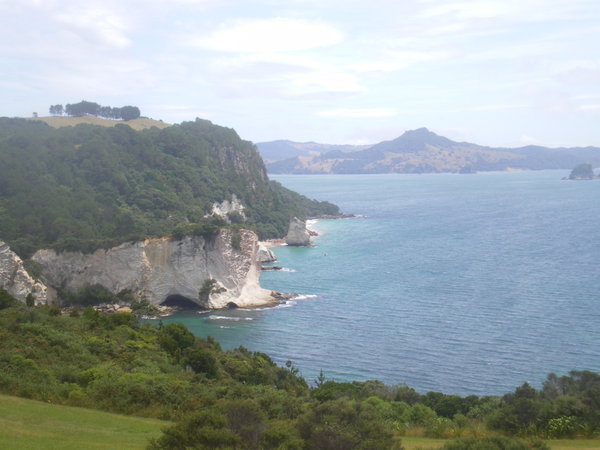 View from the top of Cathedral Cove
