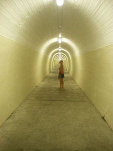 The underground tunnel