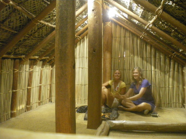 Inside a Maori House