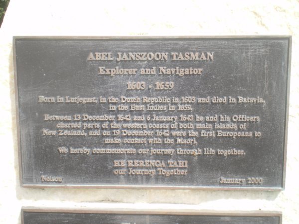 A plaque for Abel