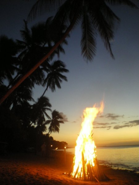 Just another sunset bonfire...