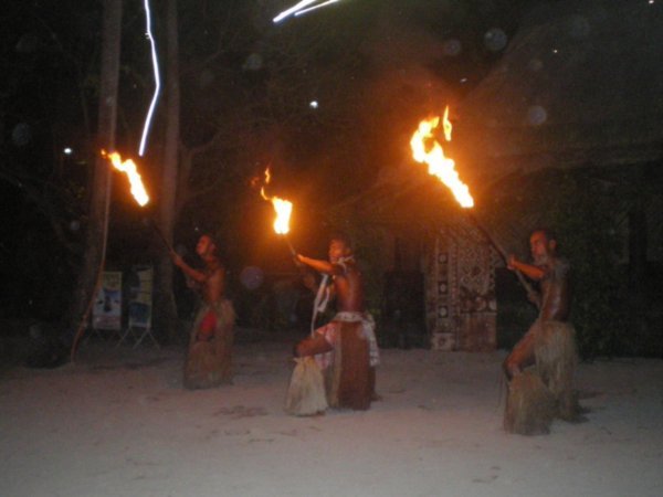 Awesome fire dancers