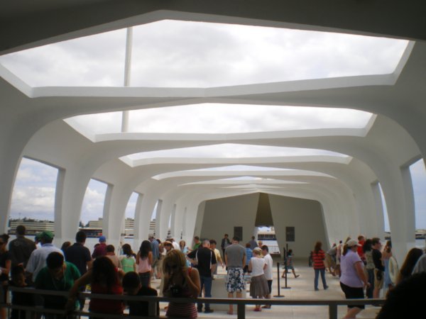 Inside Arizona memorial