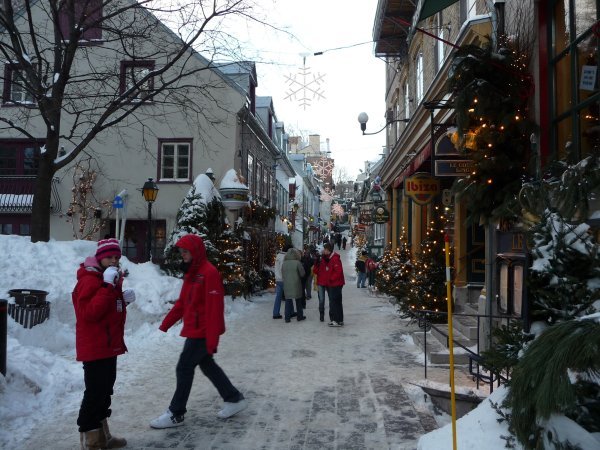 A street in Old town Quebec