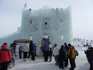 Mini ice castle