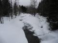 A river on the snow shoe trail