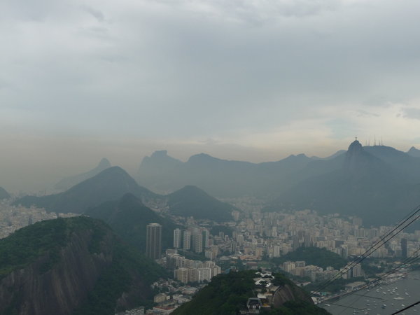 View from Sugar Loaf accross to Christo Redentor