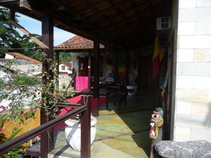 The hostel in Paraty
