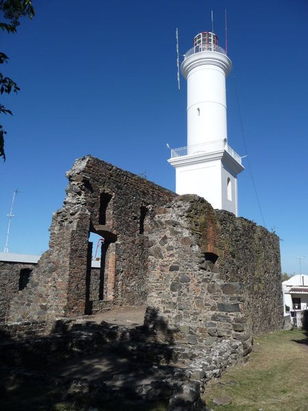The lighthouse and derelict convent