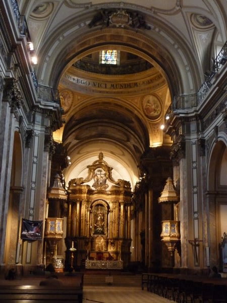 Inside Buenos Aires Cathedral
