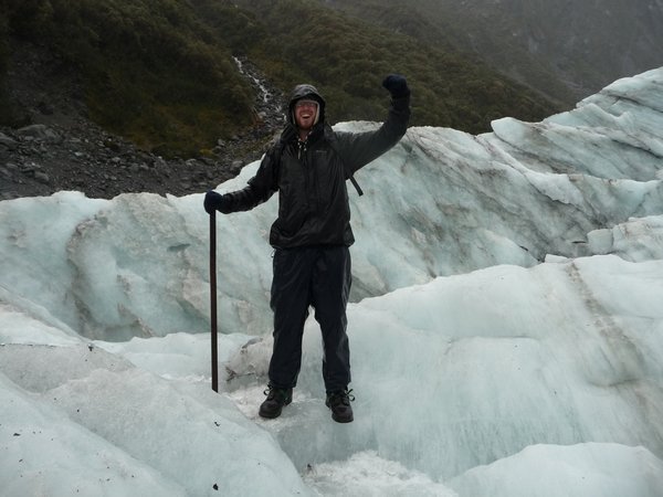 Steve on the glacier
