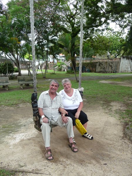 Mum and Dad in Fort Cornwallis