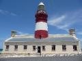 Back of the lightouse at Cape L'Agulhas