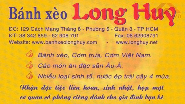 Long Huy Banh Xeo