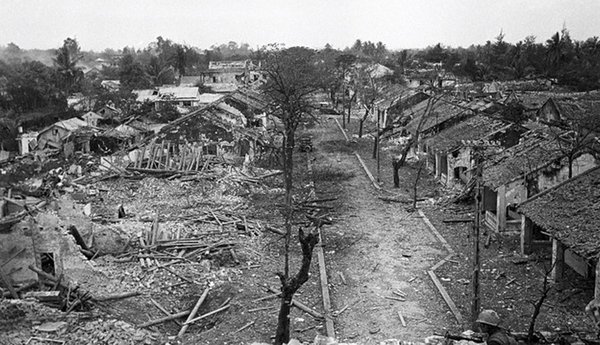 Hue after the battle in 1968