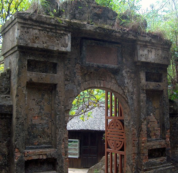 One Of The Bullet Riddled Marble Mountain Gates