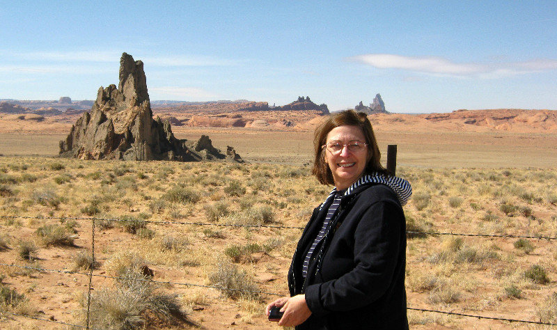KJ at the south end of Monument Valley