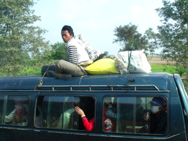 Loaded Cambodian Mini-Van
