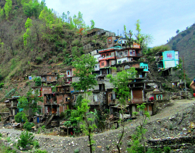 Village On The Pokhara Road.