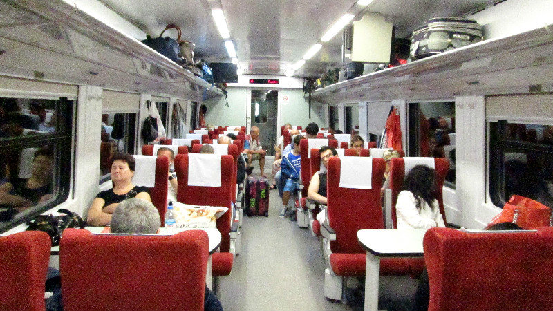 First Class Car On Train To Tbilisi