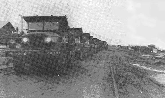 Army Convoy, Vietnam 1968