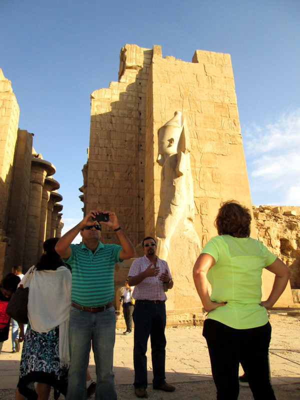 KJ At The Main Karnak Entry
