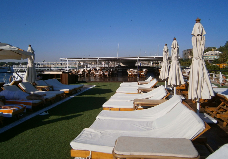 Deserted Cruise Boat Sun Deck