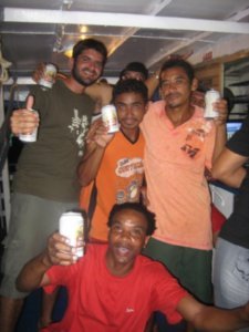 THE boat party with the Selecao