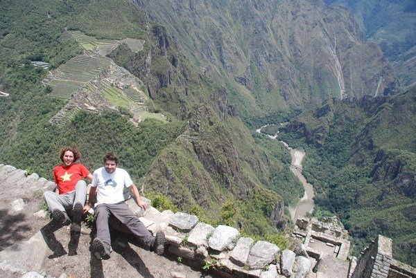 Lifting the feet for the Machu !