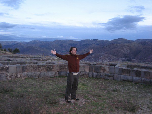 Tim in the temple of the sun