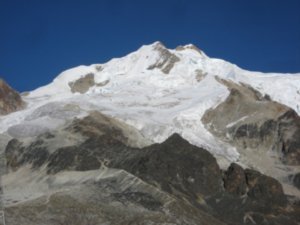 Huayna Potosi from the high camp