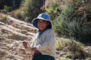 Local girl (Lake Titicaca)