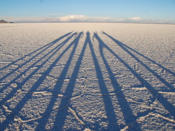 Shadows (Salar of Uyuni)