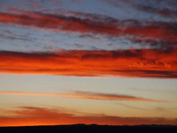 Amazing sunset (Salar of Uyuni)