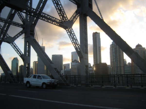 Brisbane from the Storey Bridge