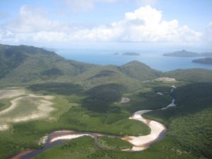 Whitsundays Islands from the sky