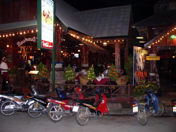 A popular open air bar in Lawai Beach
