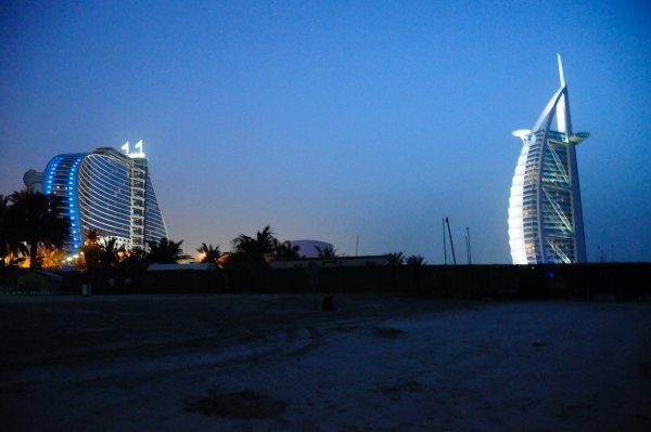 and again with jumeriah beach hotel i think its called