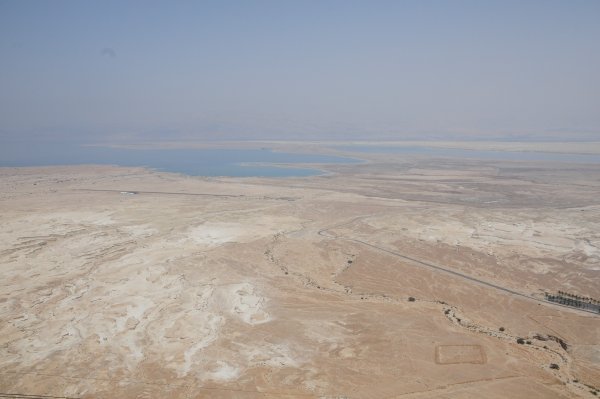 Views out to Dead Sea