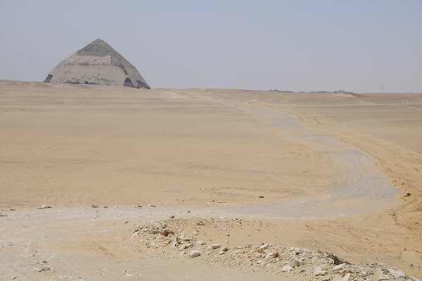 the road to Bent Pyramid
