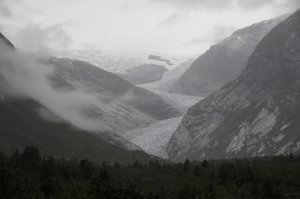 Glacier from distance