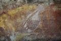 Aboriginal Rock Painting at Ubirr