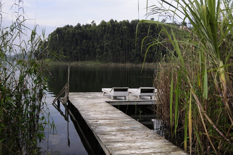 The swimming area of Lake Bunyuni 