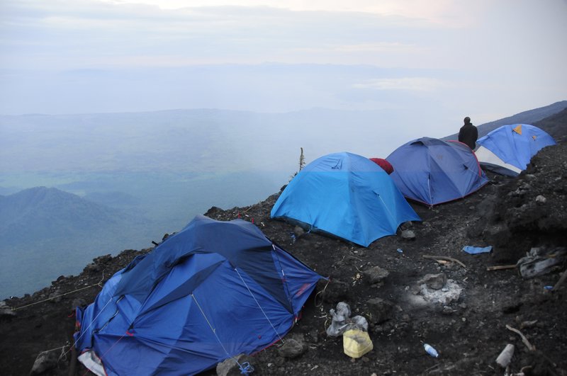 38 - our camp on the crater